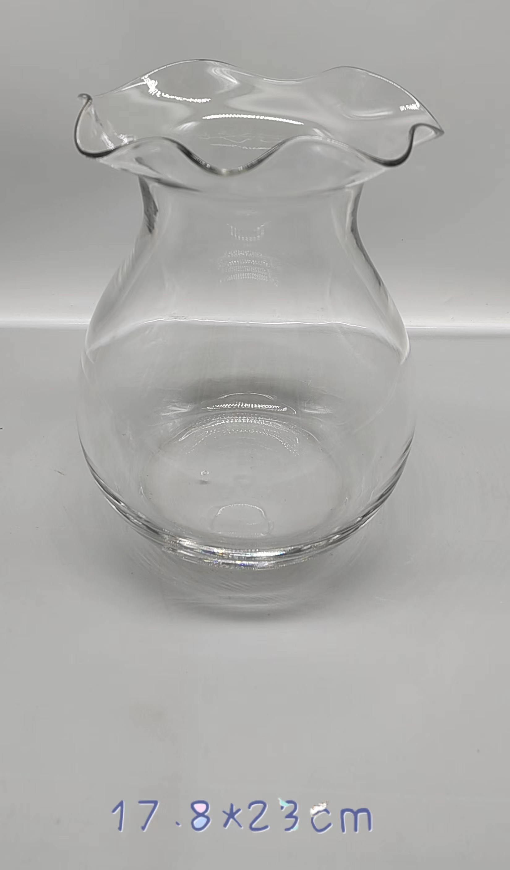 Clear Glass  Vases/S