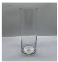 Clear glass cylinde made-hand 