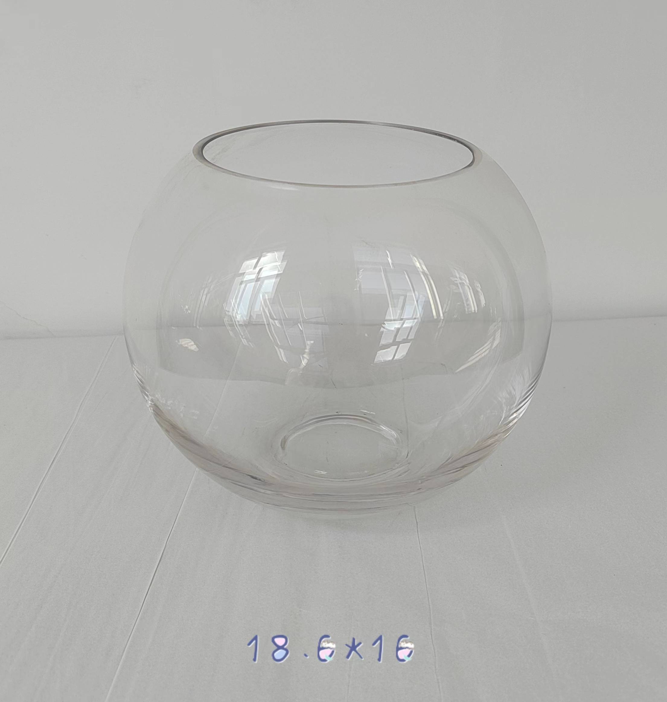 Clear glass ball