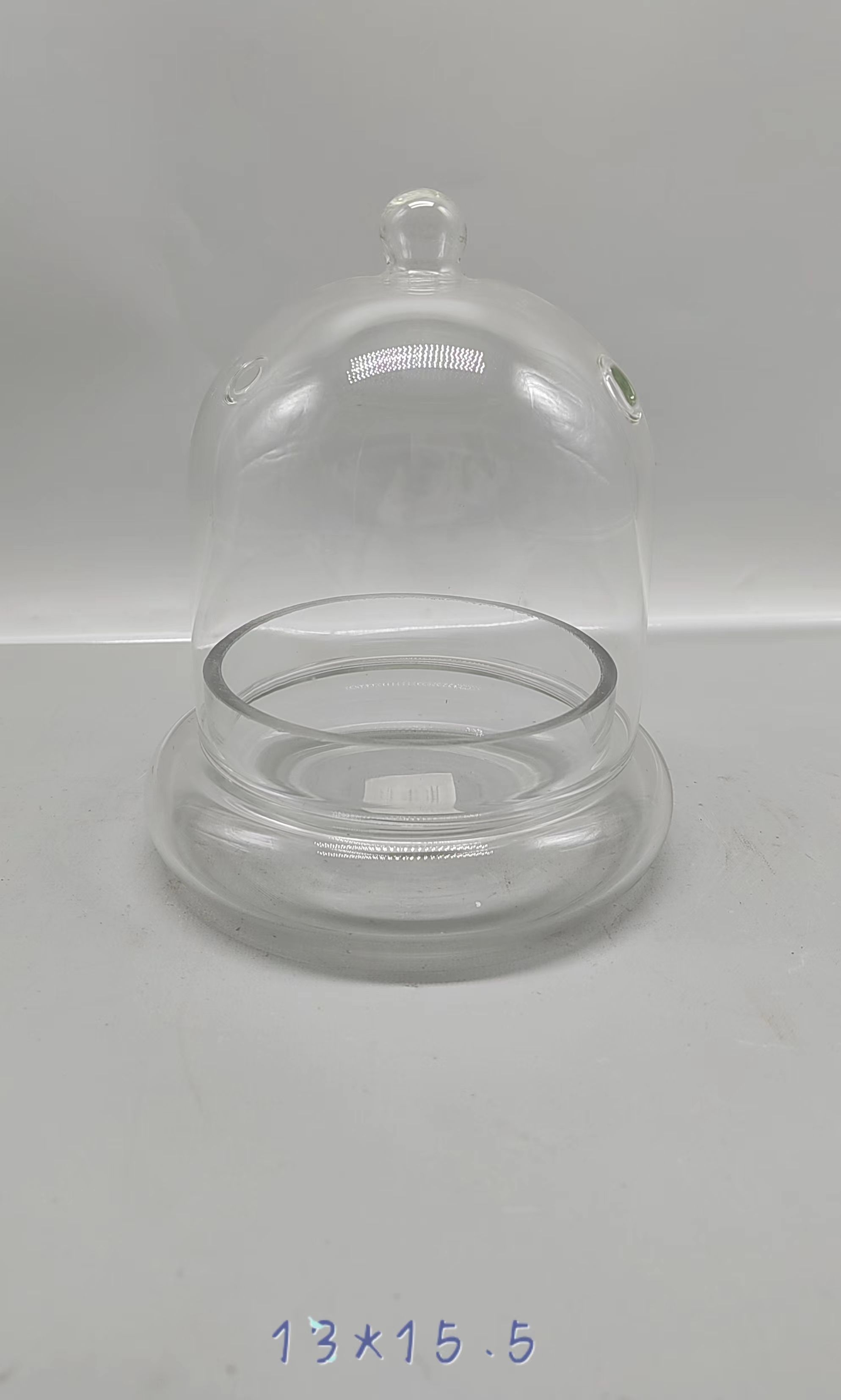 Clear glass jar /S