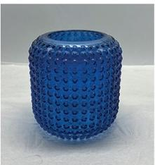 Glass vase spray color hand-made