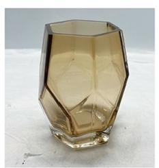 Glass vase in primary color