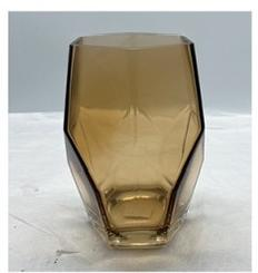 Glass vase in primary color
