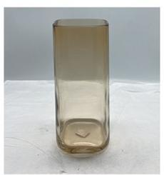 Square cylinder Glass vase in primary color/L