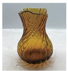 Glass vase in primary color/S