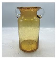 Glass vase in primary color with little ears/L