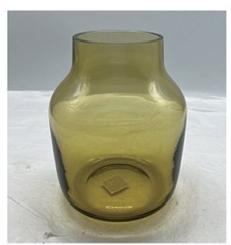 Glass vase in primary color