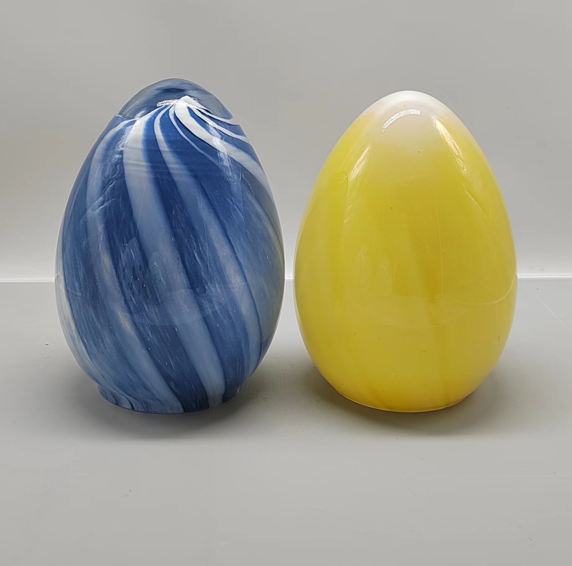 Colorful Glass  Easter egg  hand-made