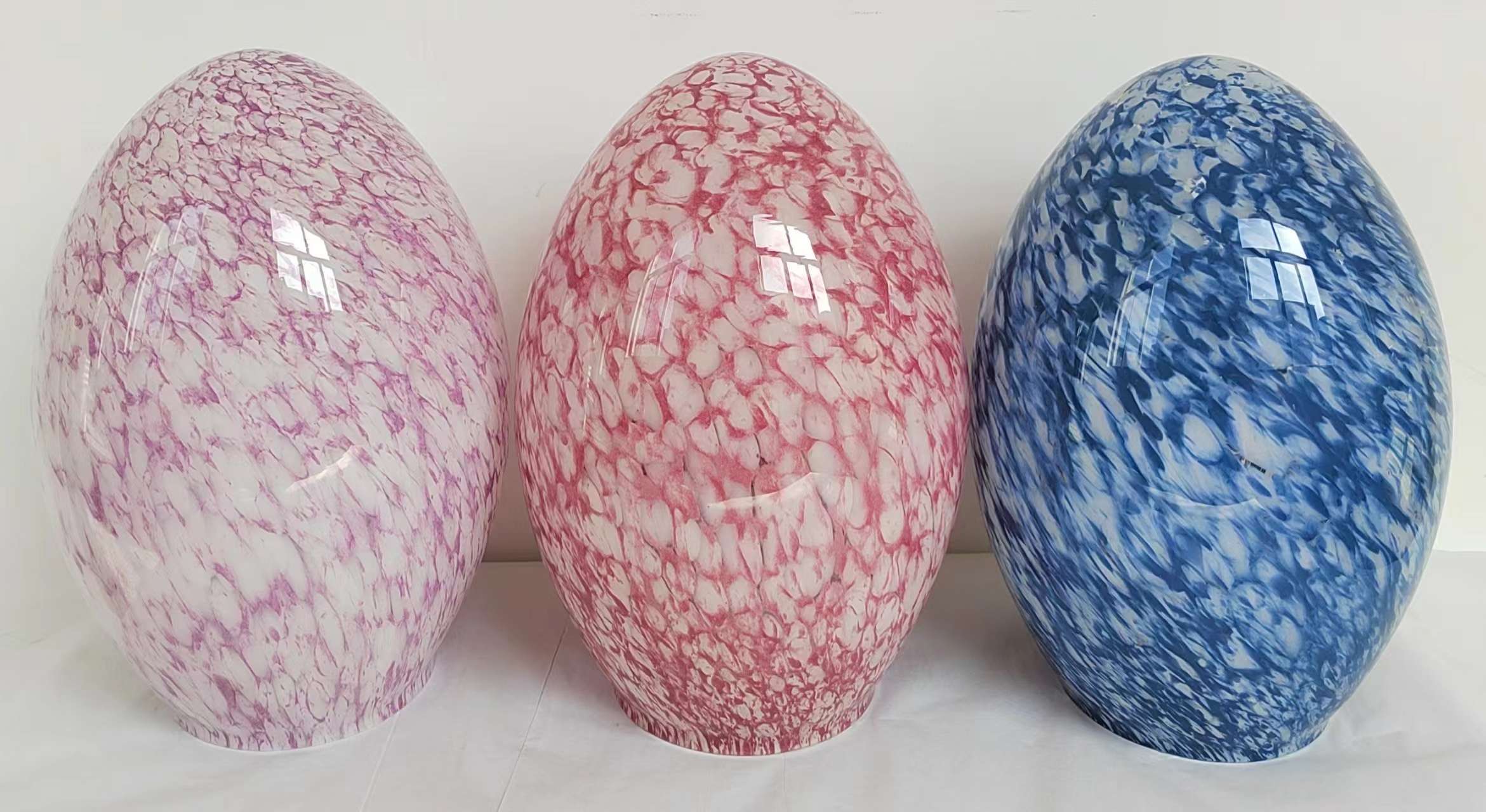Colorful Glass  Easter egg  hand-made