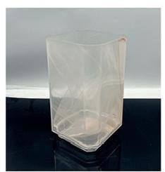 Glass  candle holder hand-made/L
