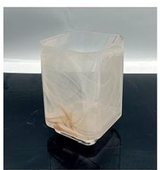 Glass  candle holder hand-made/M