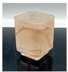 Glass  candle holder hand-made