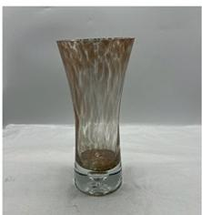 Primary color glass  vase  hand-made