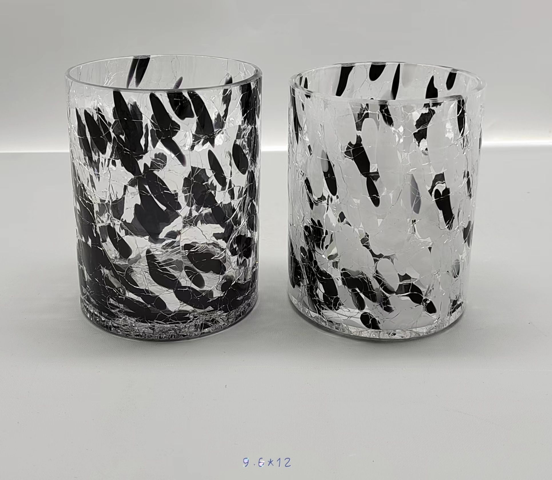 Colorful  Glass  candle holder 