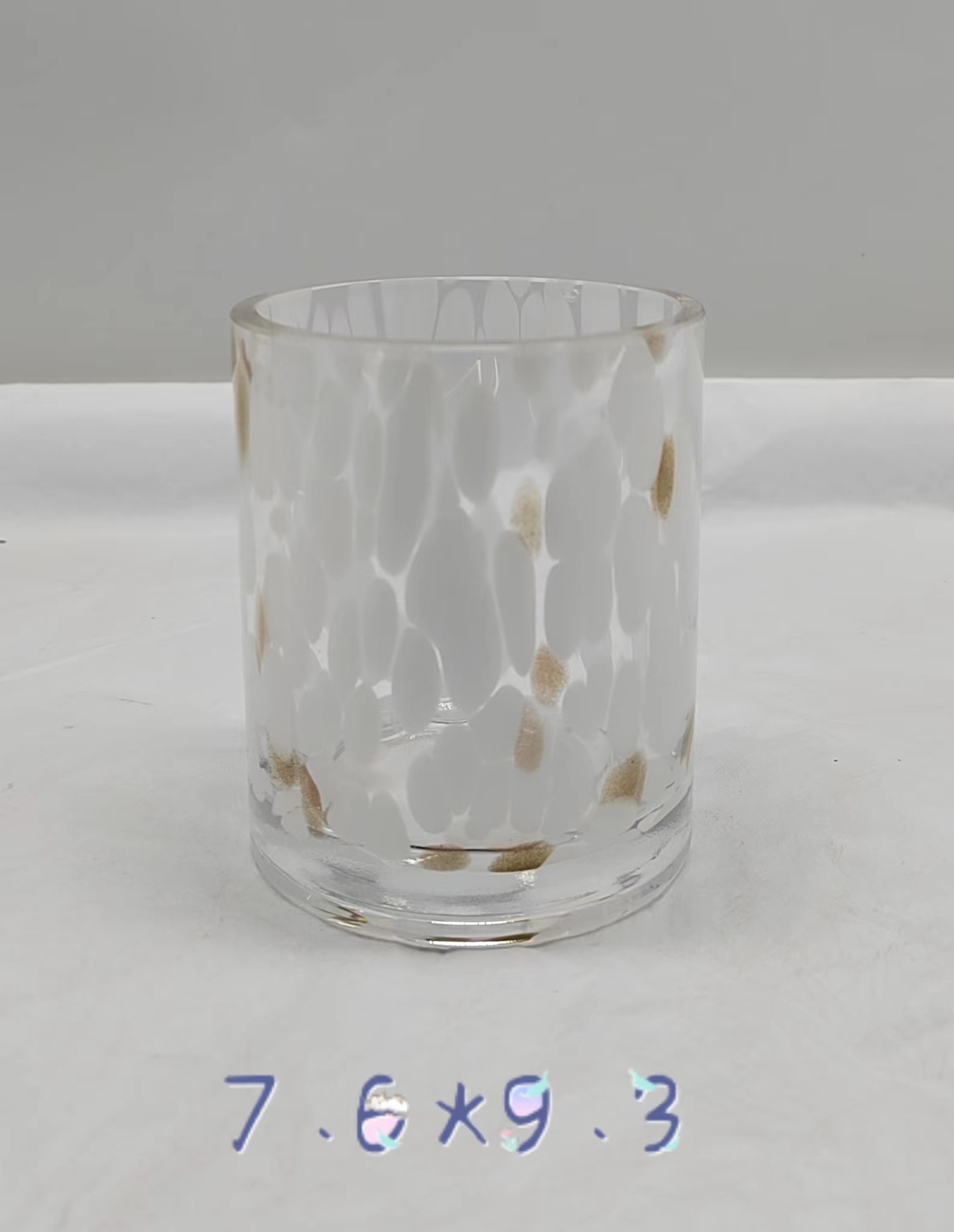 Colorful  Glass  candle holder 