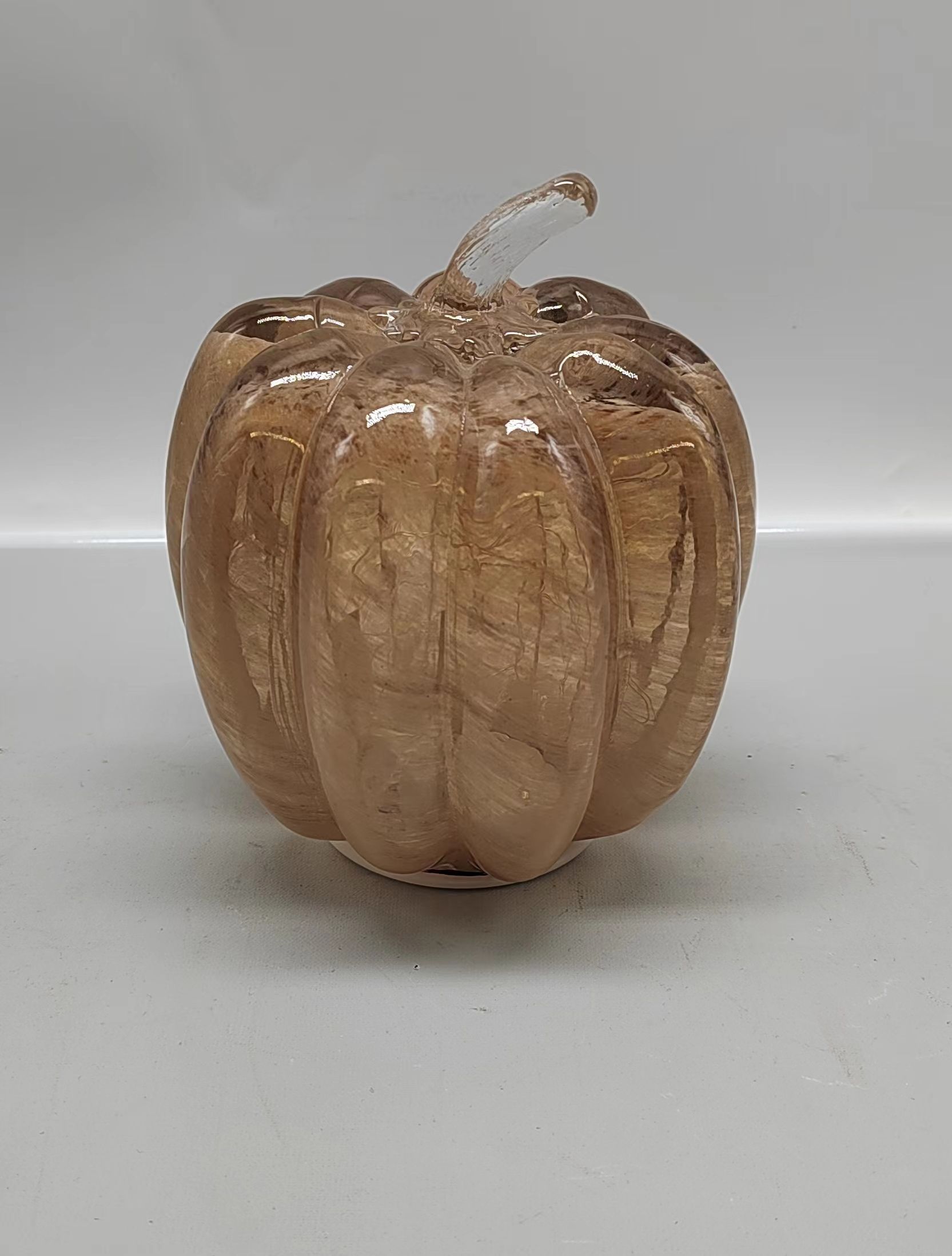 Glass pumpkin  for Halloween with light/L