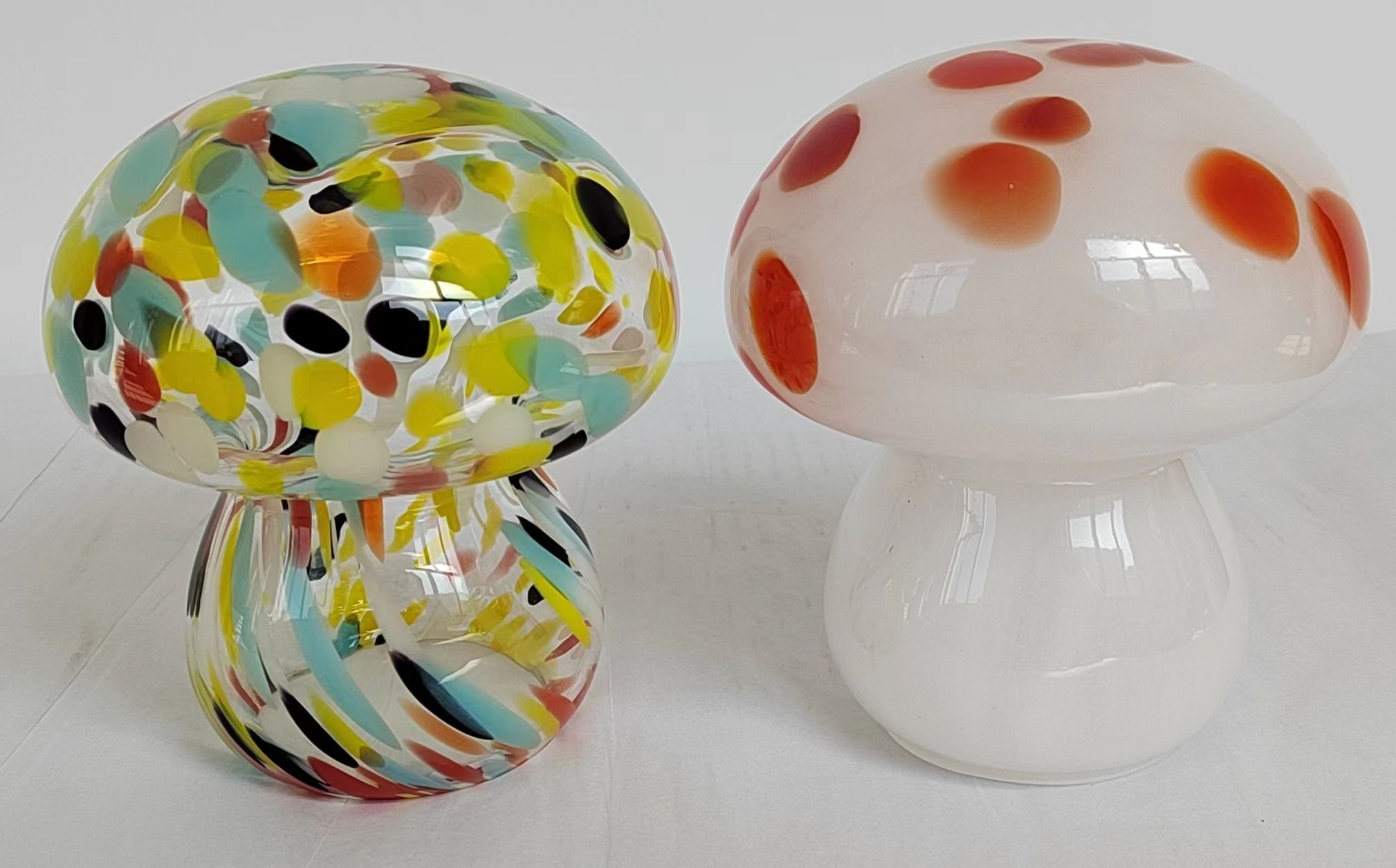 Glass mushroom for Easter hand-made