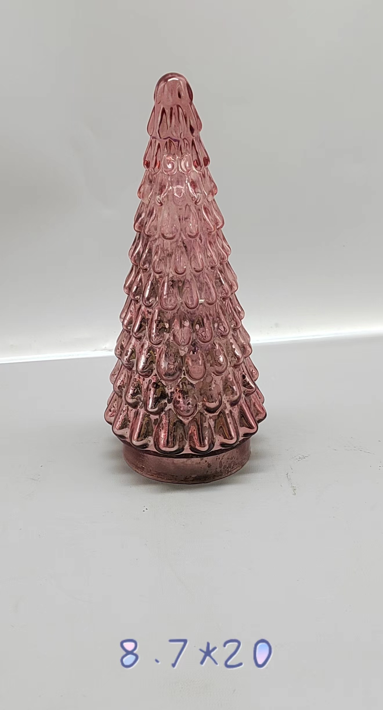 Glass  Christmas tree hand-made/S