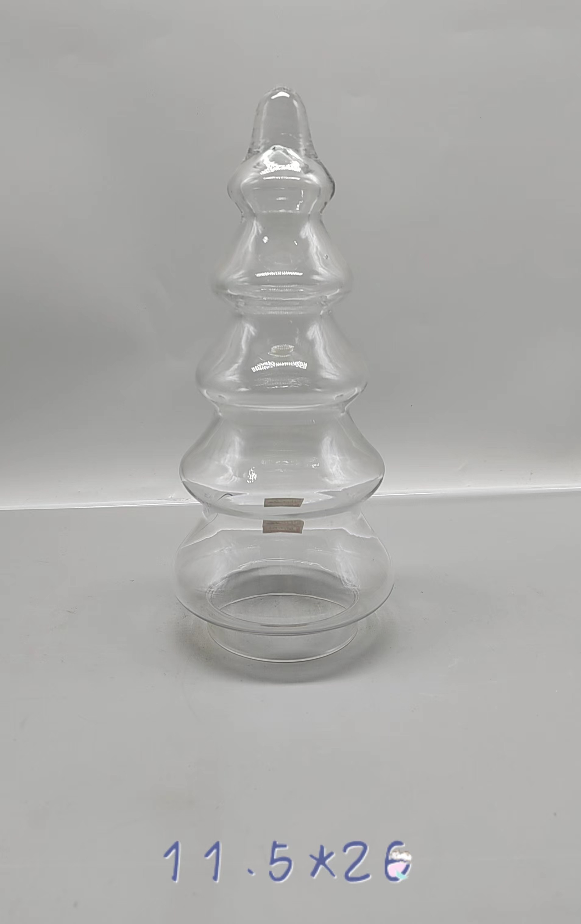 Glass  Christmas tree hand-made