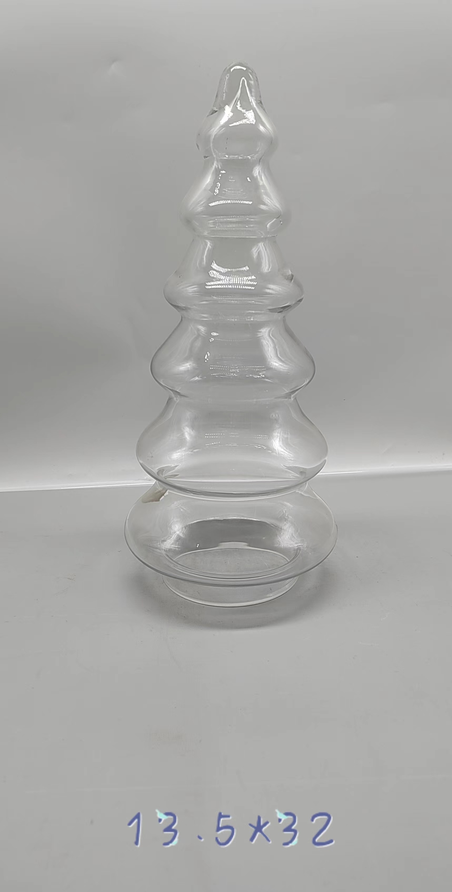 Glass  Christmas tree hand-made