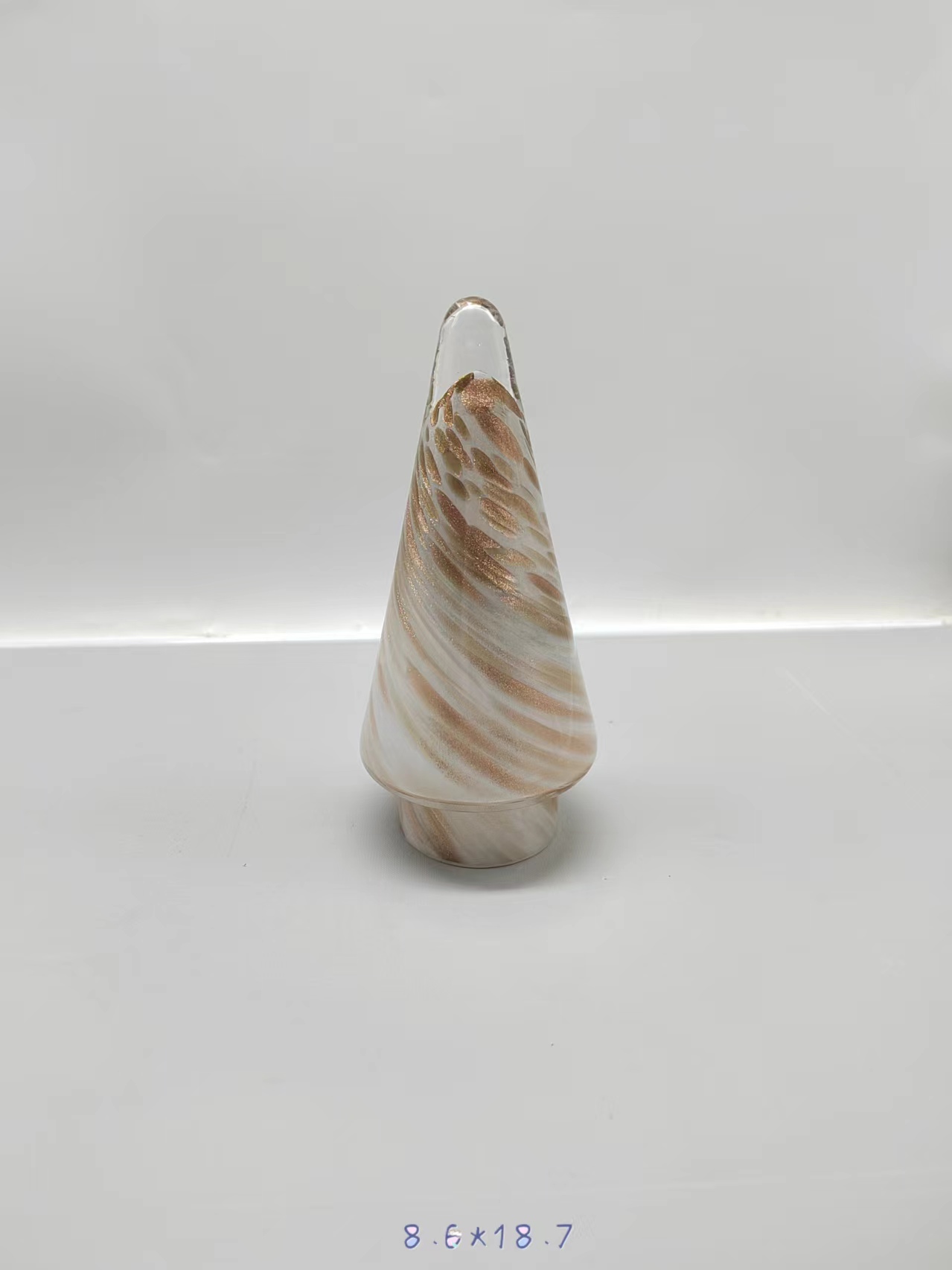 Glass  Christmas tree hand-made