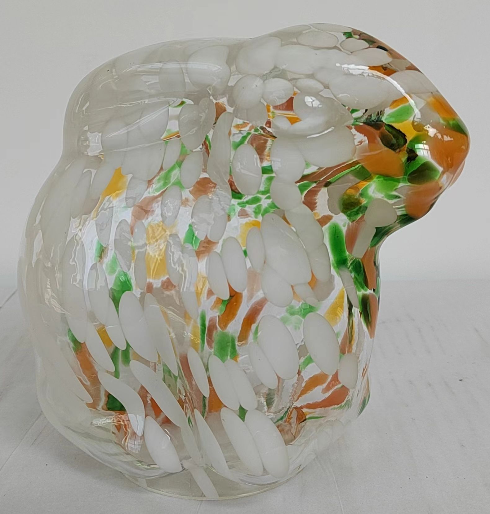  Glass decoration--rabbit for  Easter
