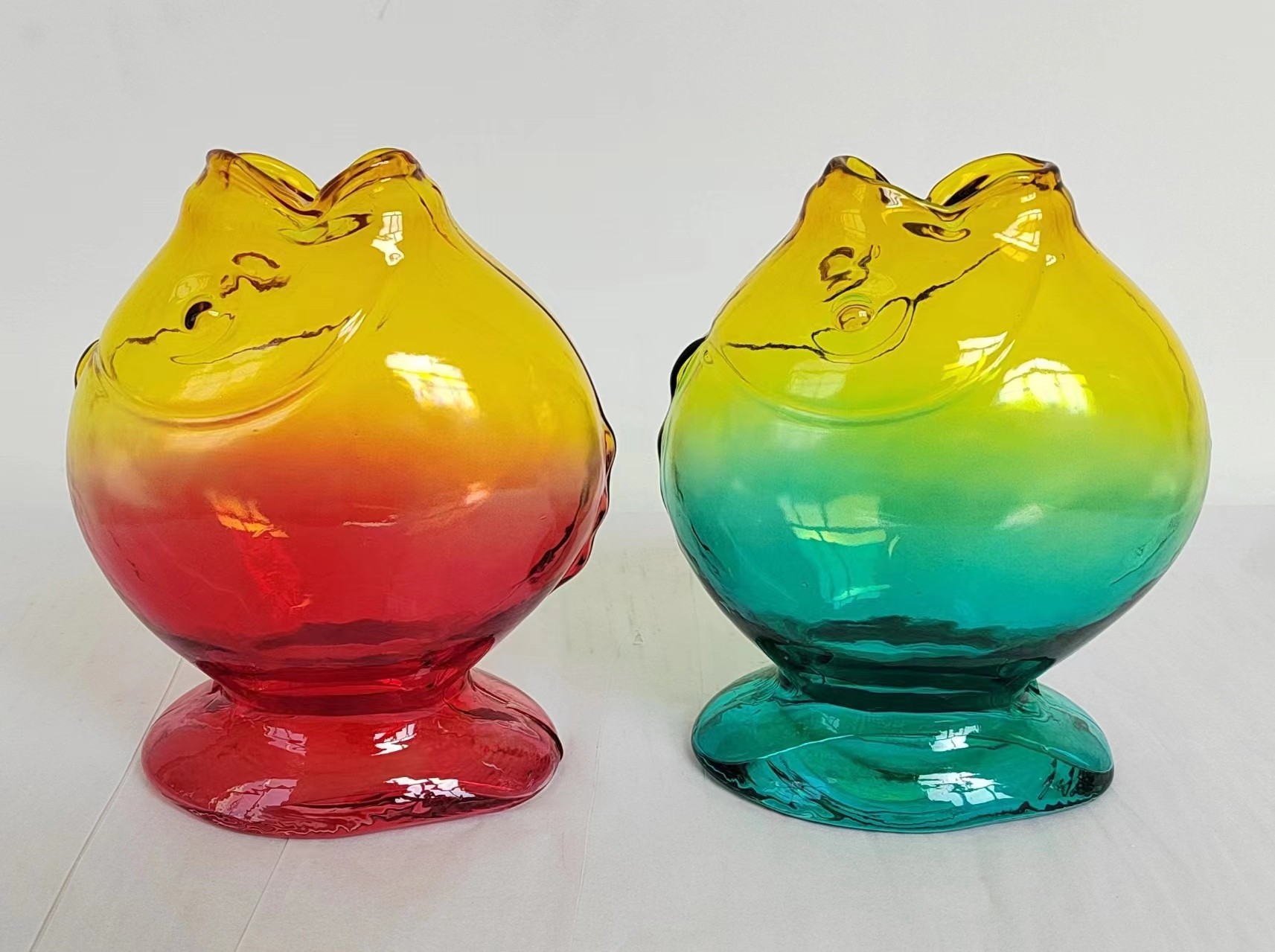 Glass  decoration hand--made  fish/S