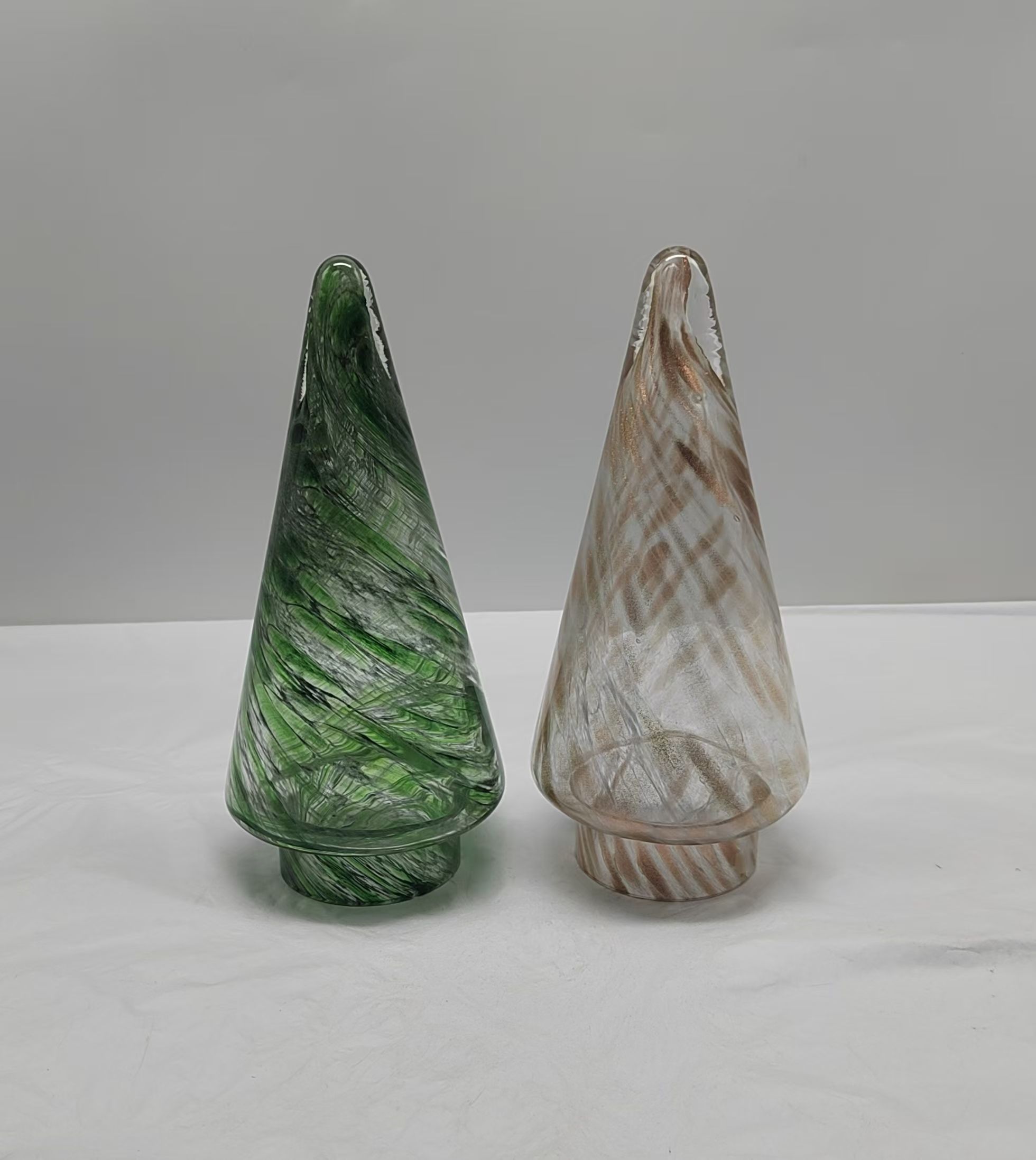 Glass  Christmas tree hand-made