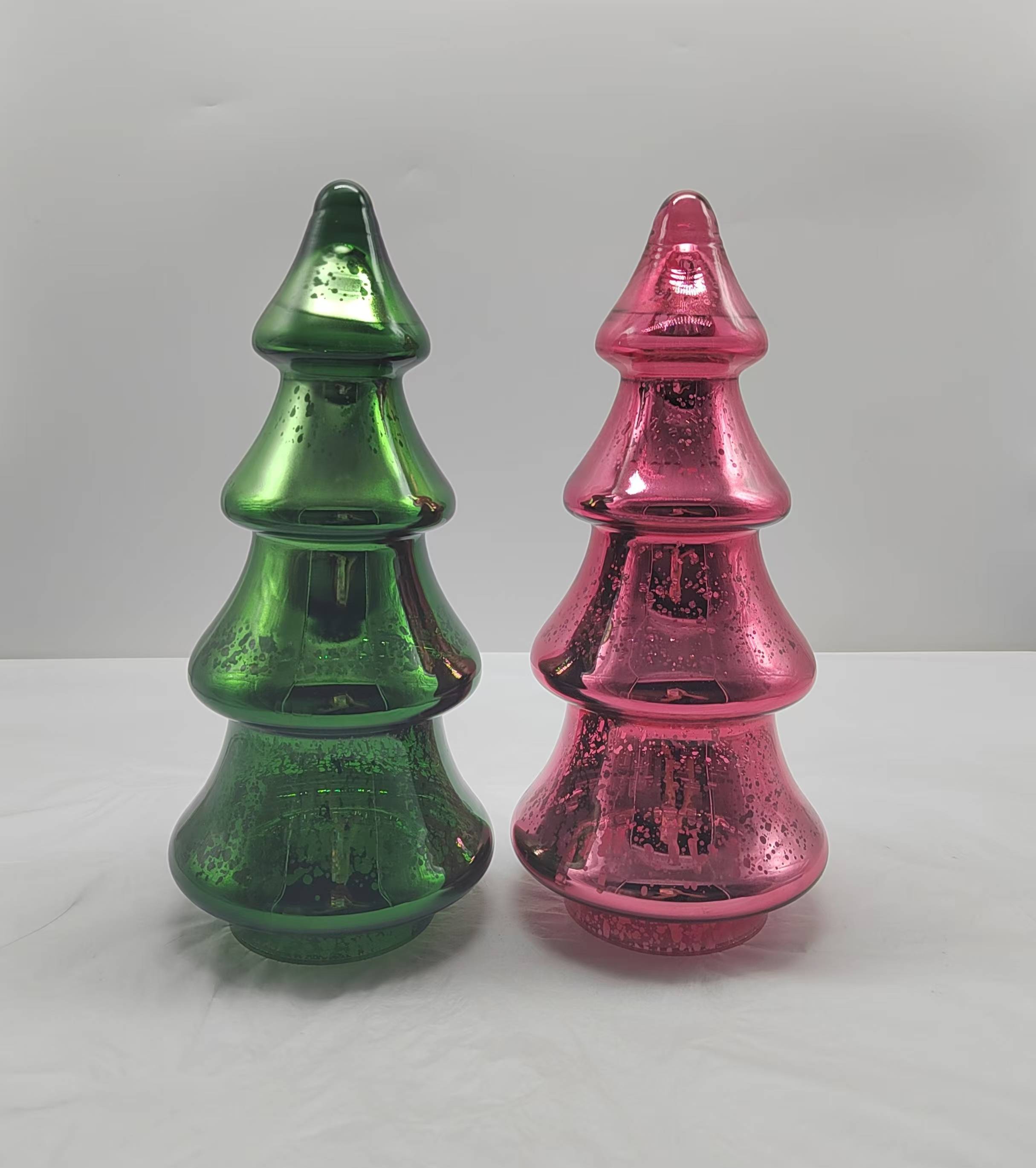Glass  Christmas tree hand-made
