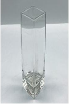 Square cylinder Glass vase 