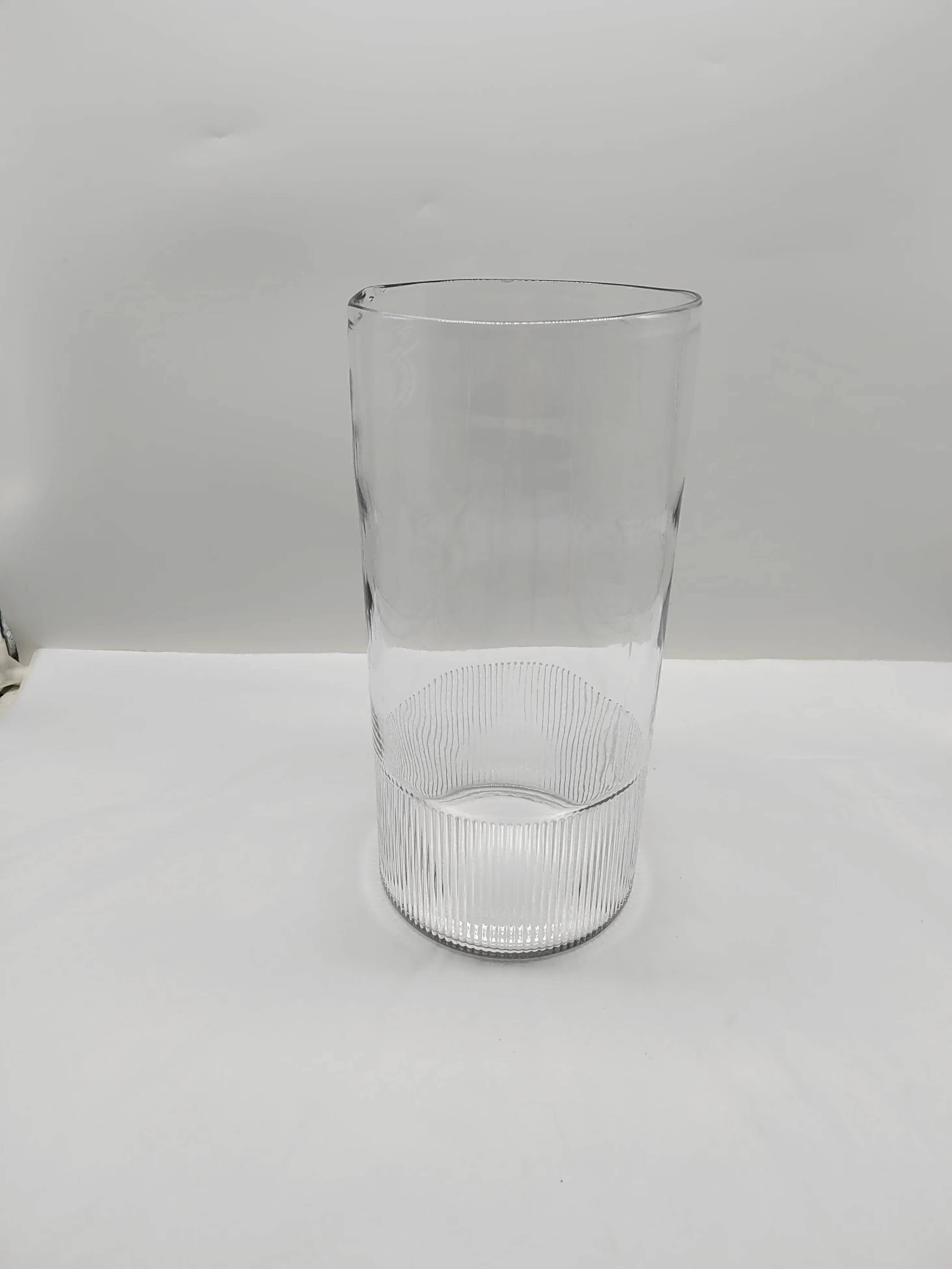 Crystal  glass vase made by hands