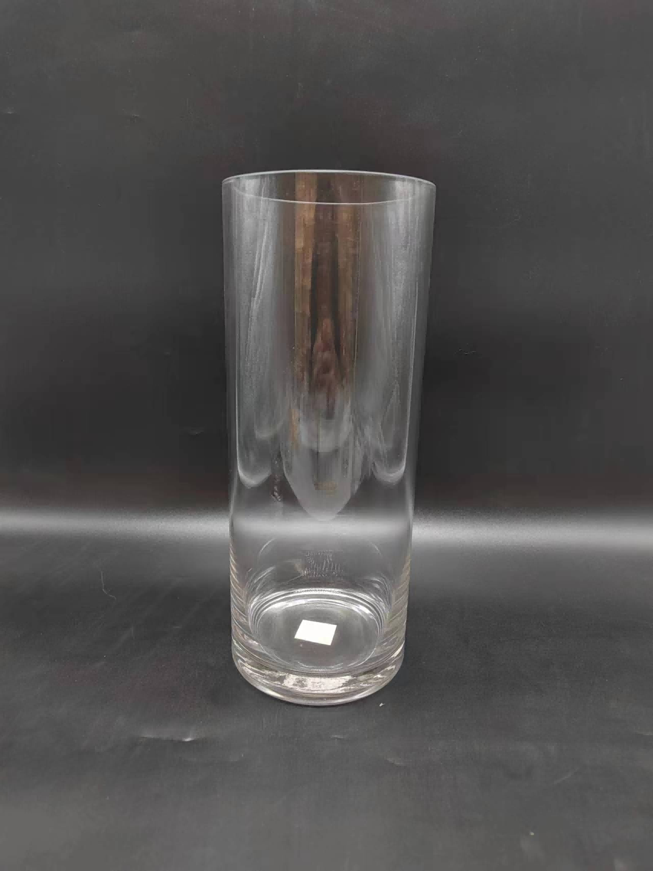 Crystal  glass vase made by hands