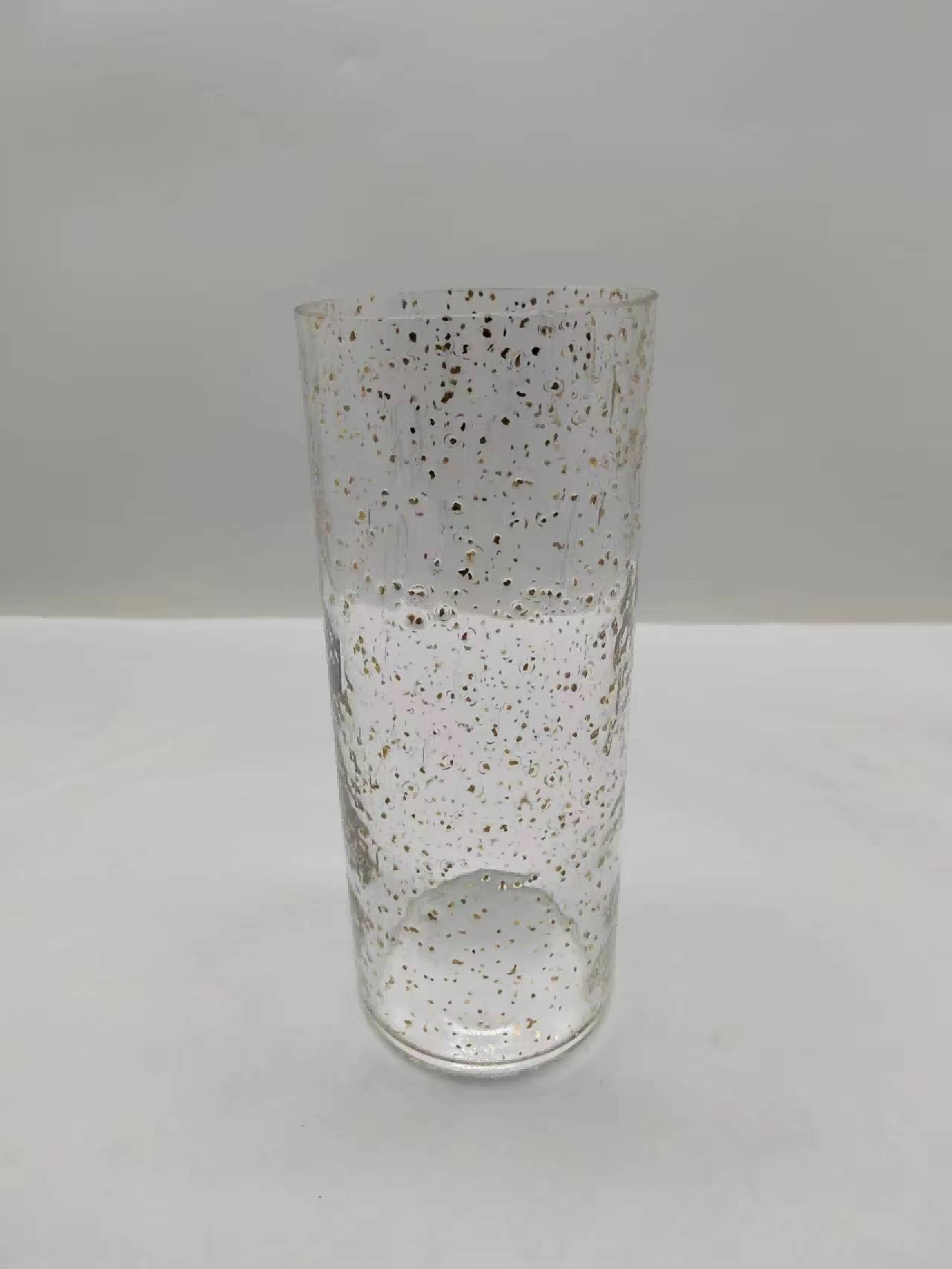Glass vase in primary color