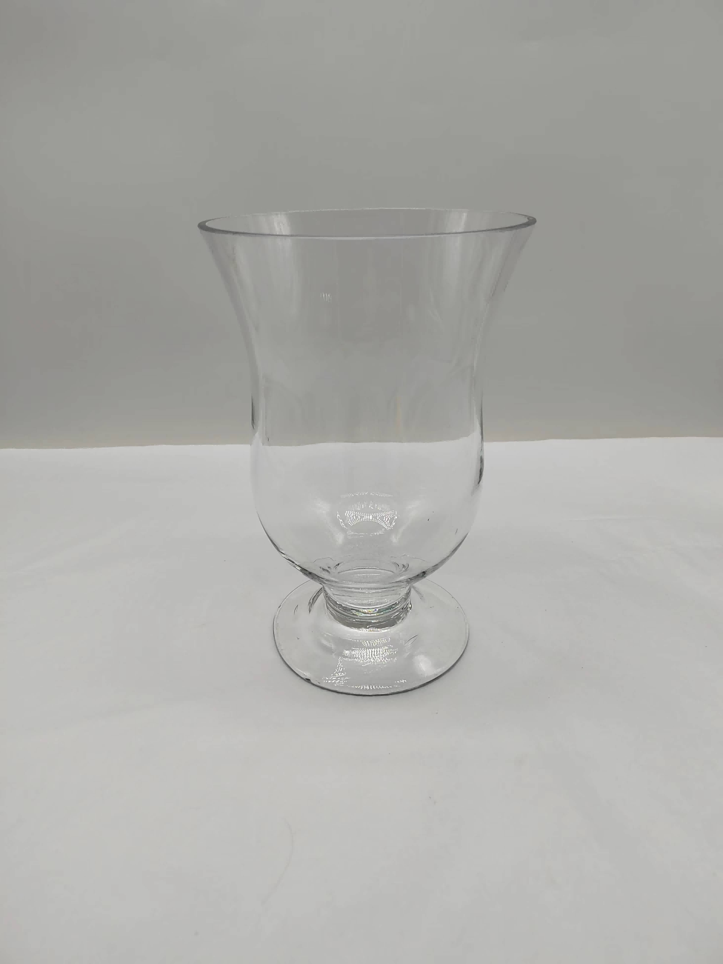 Crystal  glass vase made by hands