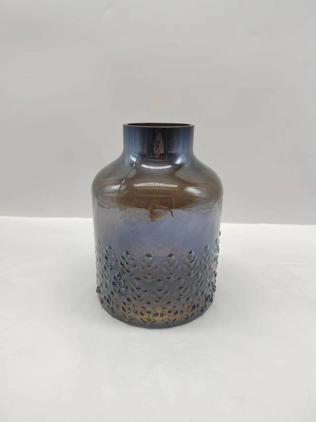 Colorful Glass vase in primary color