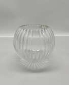 Clear glass ball hand-made