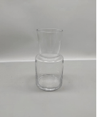 Clear glass  Vase