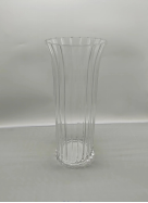 Clear glass vase made by hands