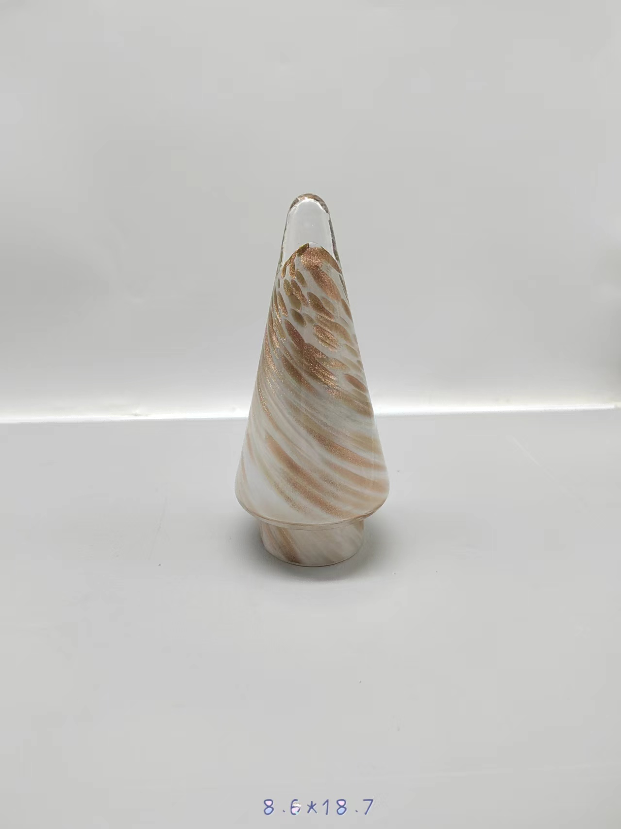 Glass  Christmas tree hand-made