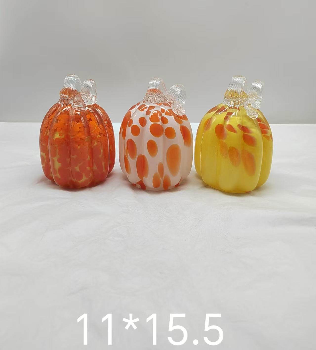 Colorful  glass pumpkin for halloween