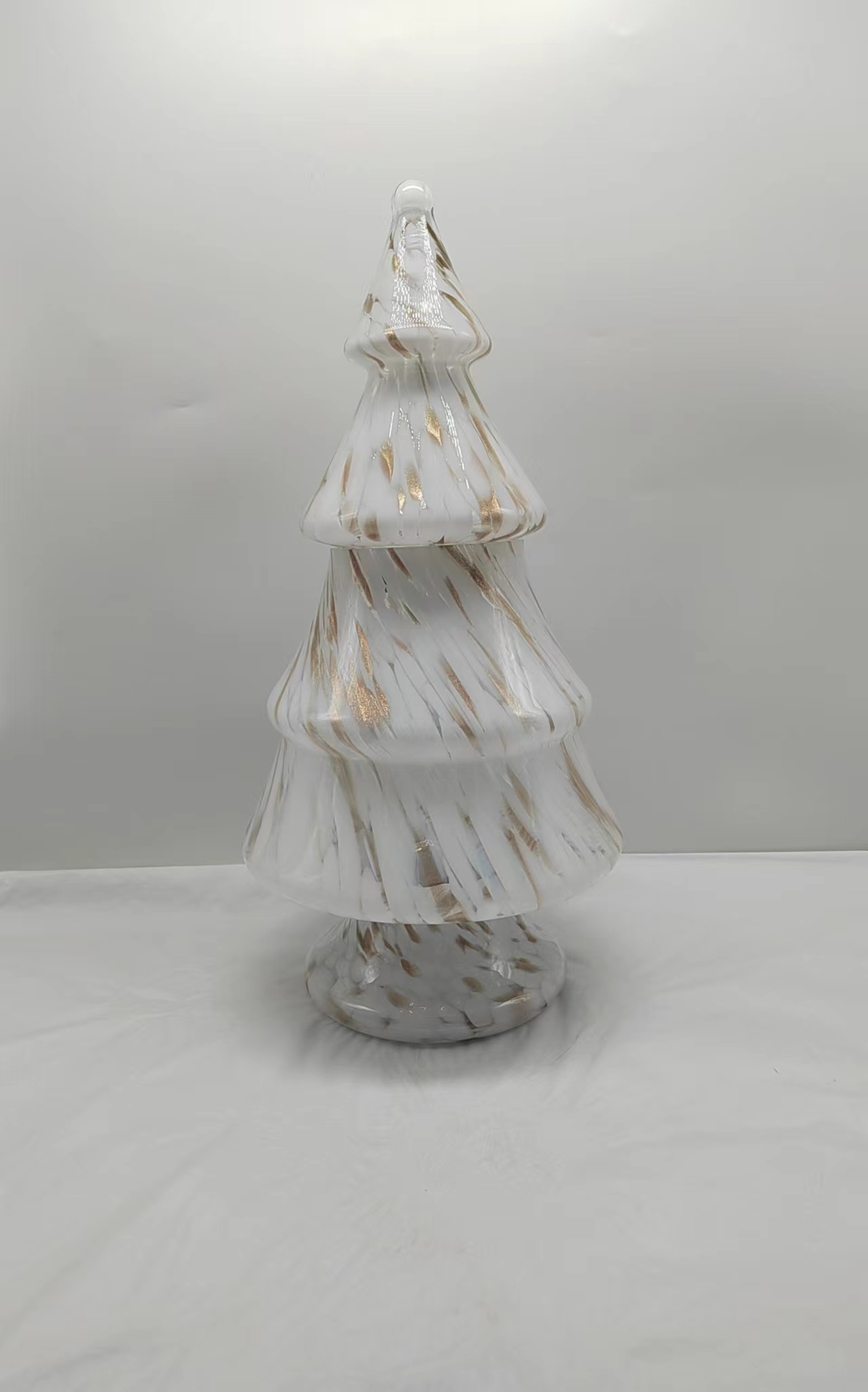 Glass  Christmas tree hand-made