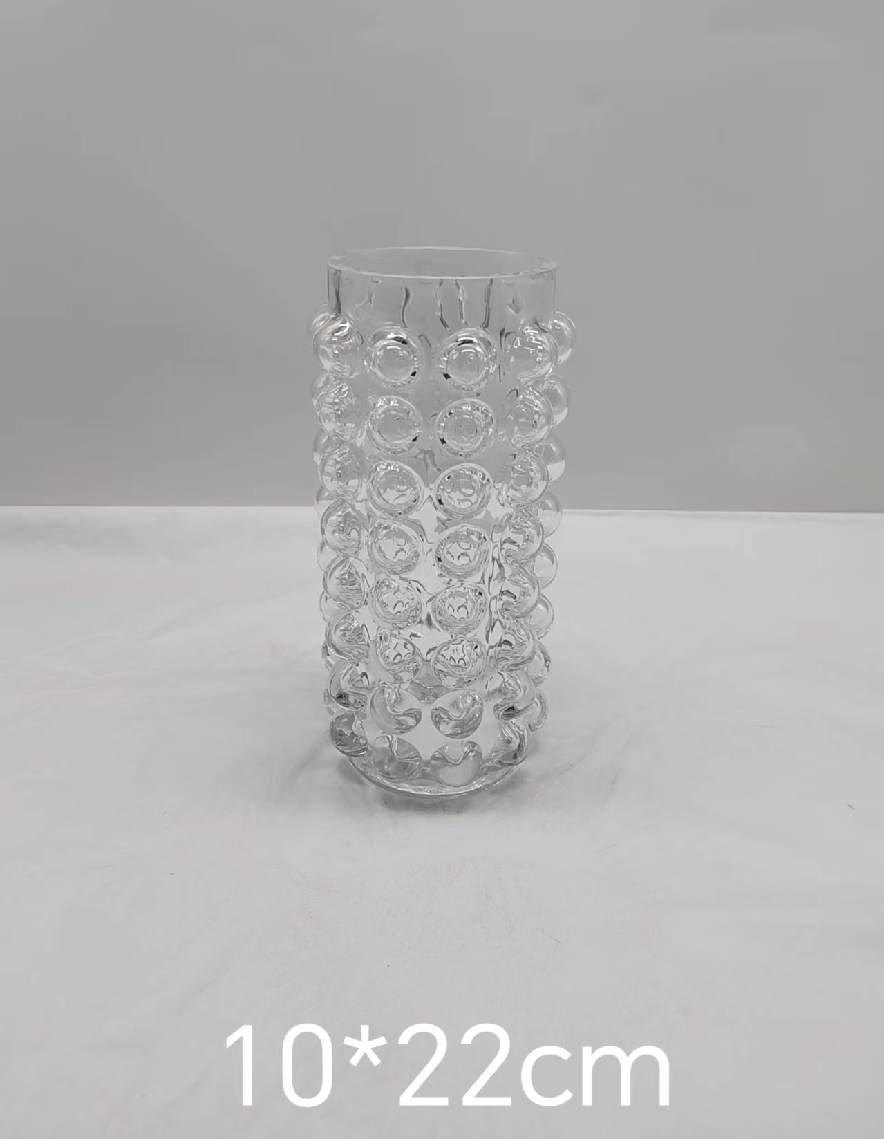Crystal  glass vase made by hands