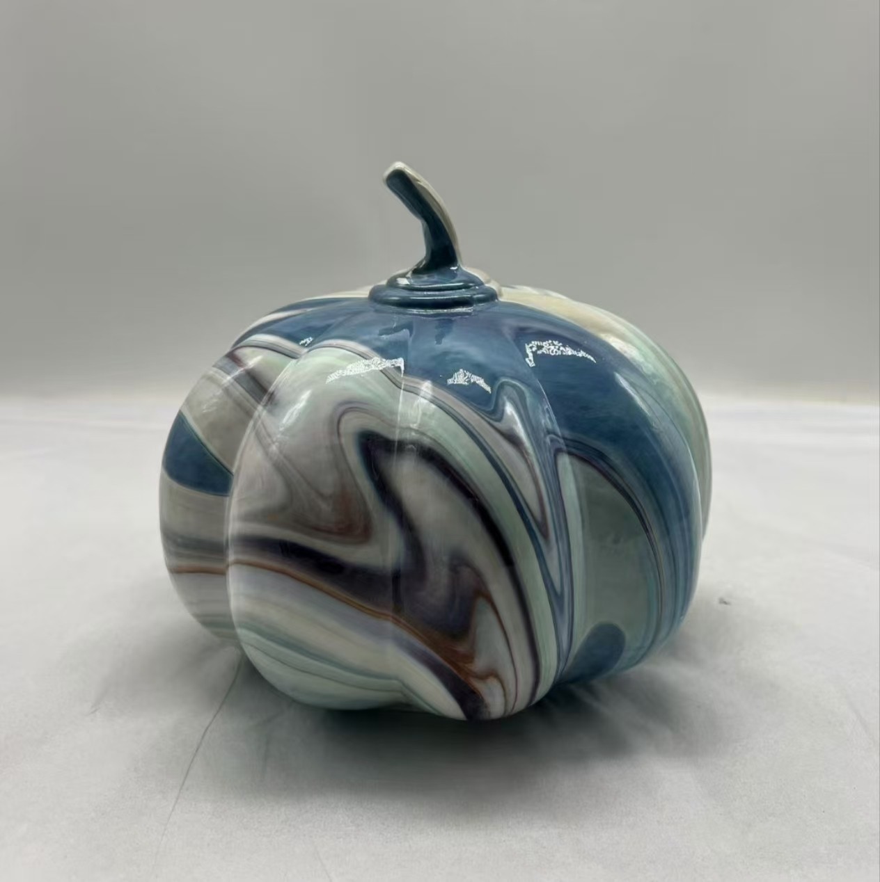 Colorful  glass pumpkin for halloween