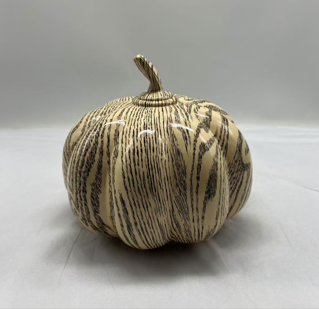 Colorful  glass pumpkin for halloween
