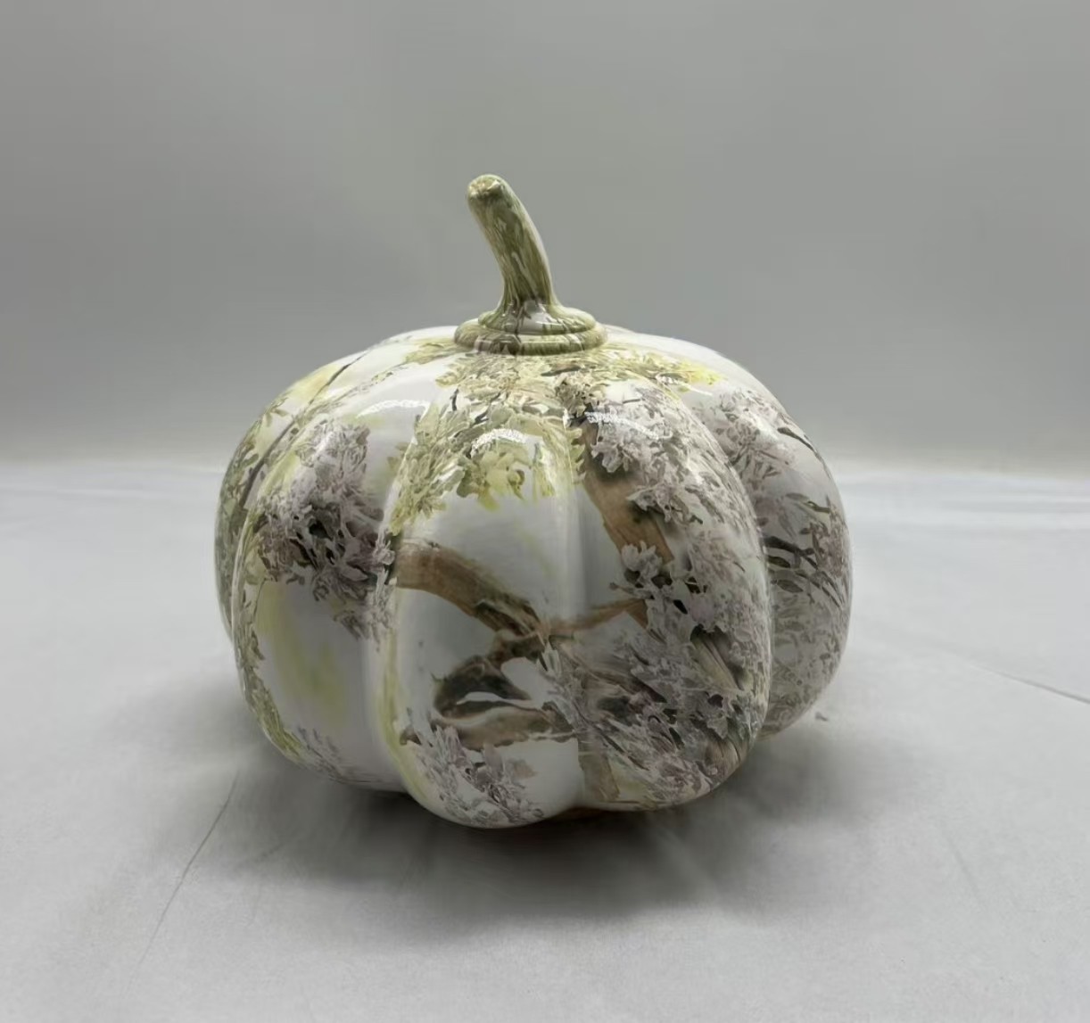 Colorful  glass pumpkin for halloween