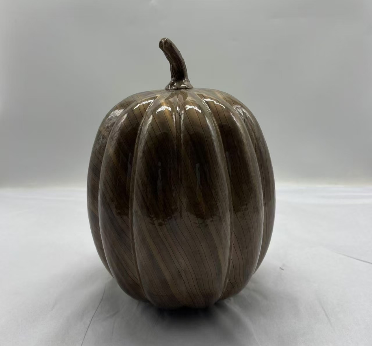 Colorful  glass pumpkin for halloween