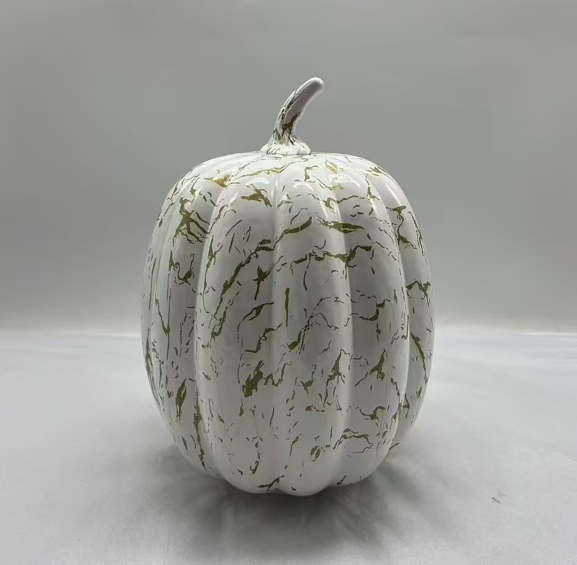 Colorful  glass pumpkin for halloween