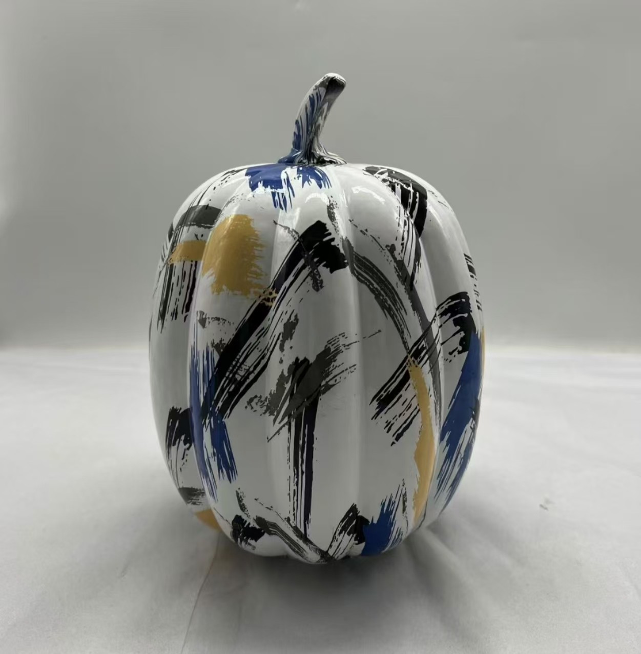 Colorful  glass pumpkin for halloween