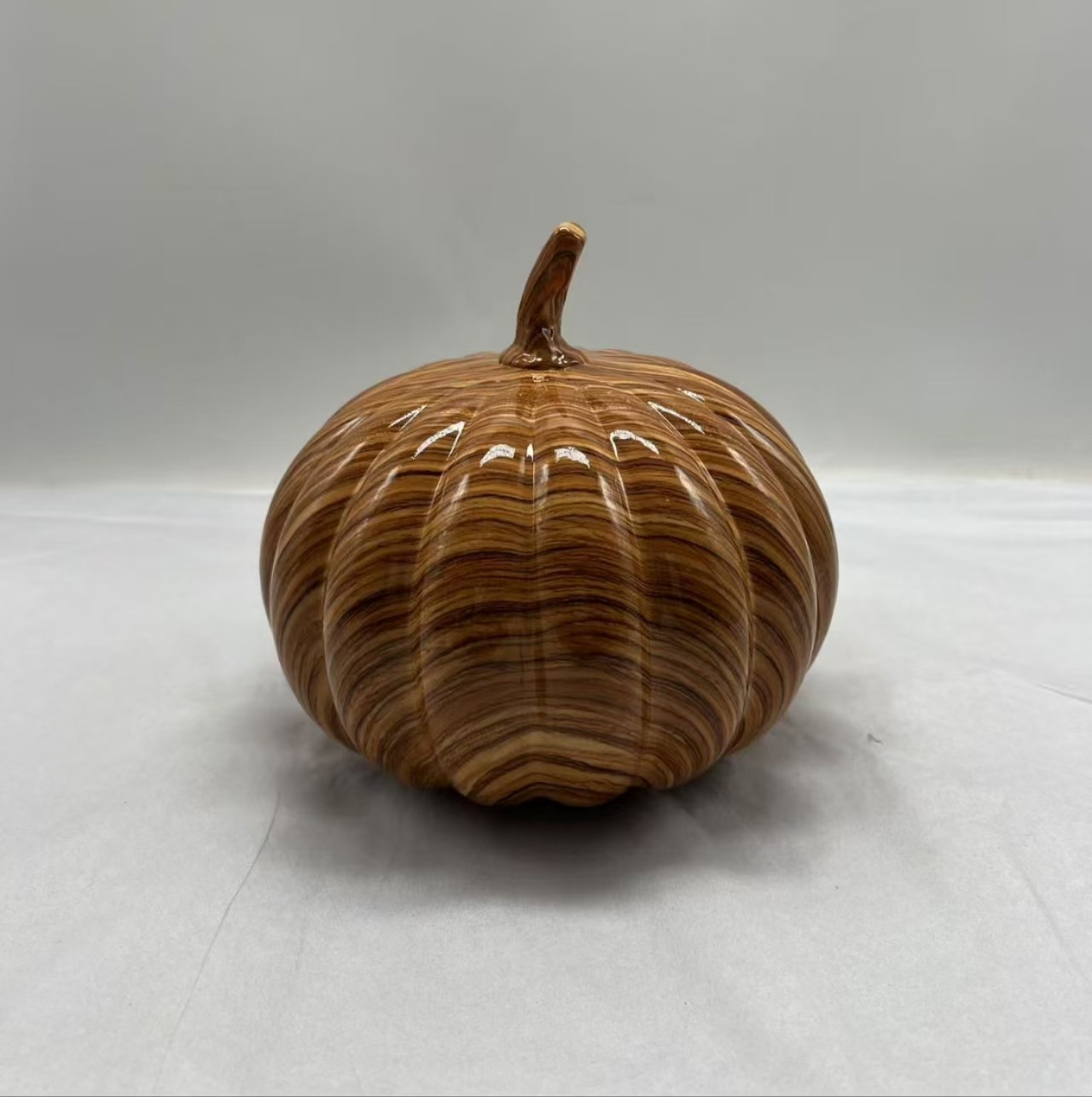Colorful  glass pumpkin for halloween