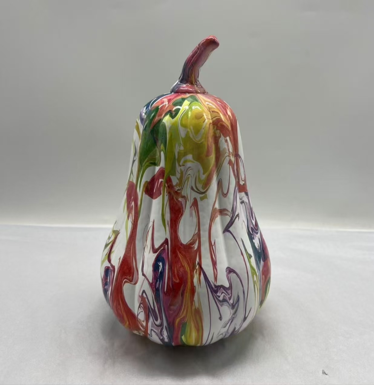 Colorful  glass pumpkin for halloween